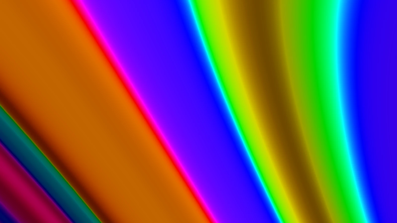 Smooth bands of saturated red, blue, green and yellow across a digital colour gradient.